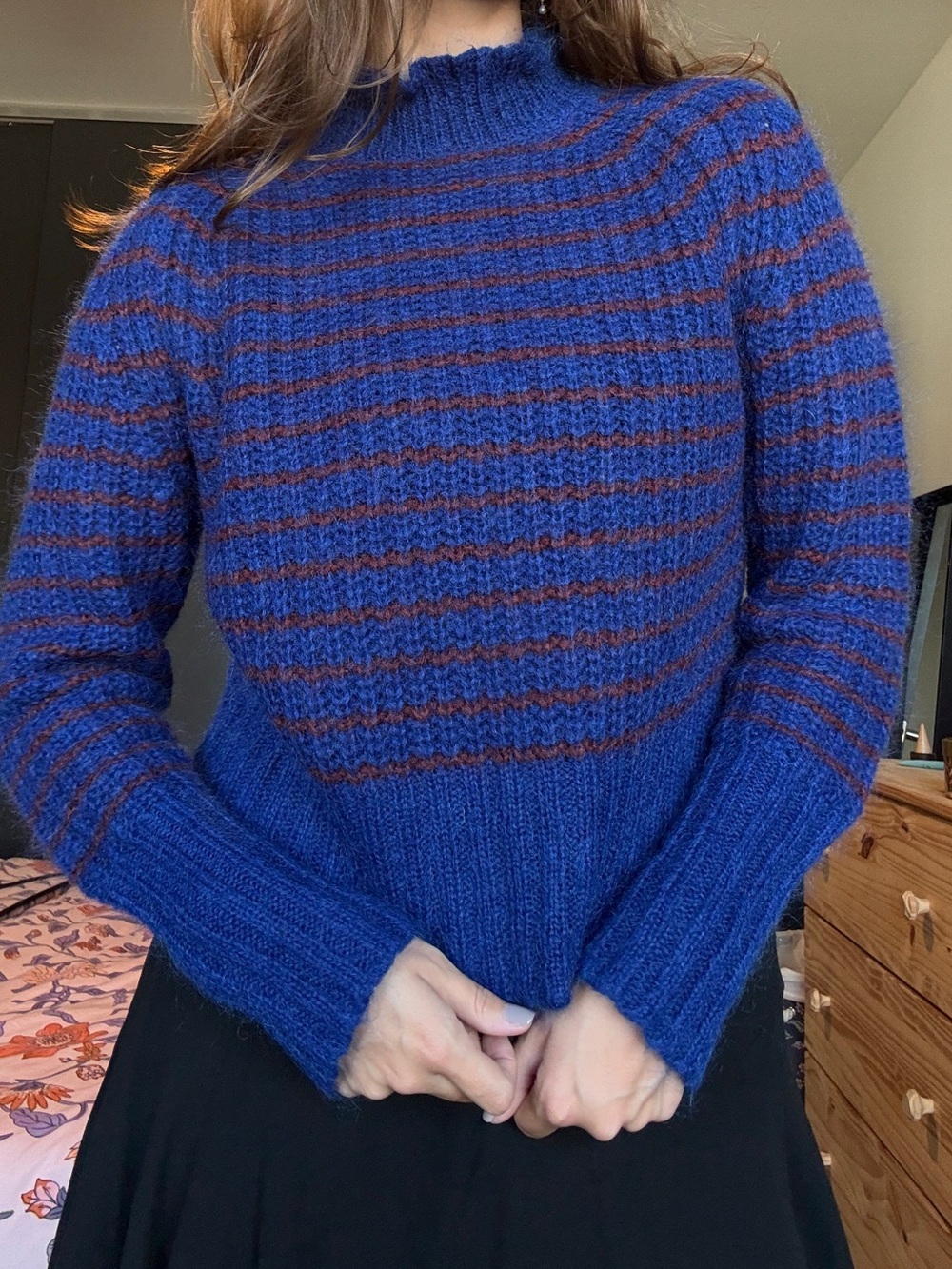 Leon & Harper Striped Mohair Sweater